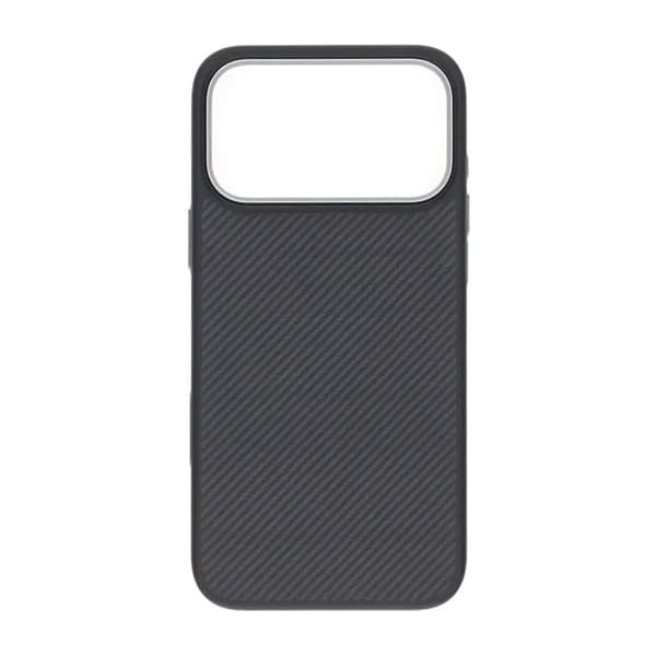 Kevlar MagSafe-cover med TPU til iPhone 17 Pro Max - Sort