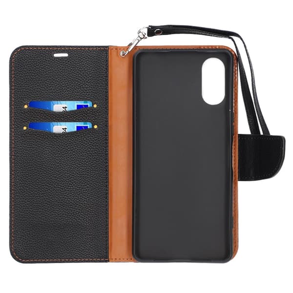 Pungcover med stativ Sony Xperia 10 VI - Sort