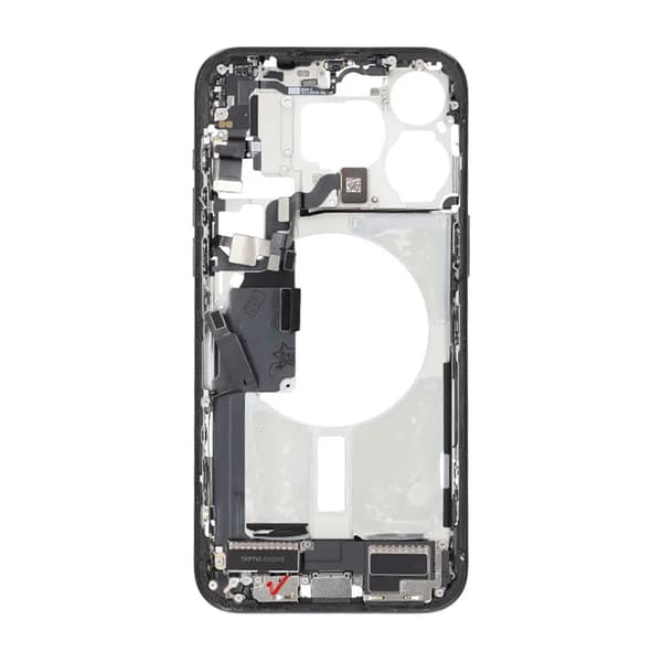 Mellemramme med smådele til iPhone 15 Pro Max - Sort Titanium OEM