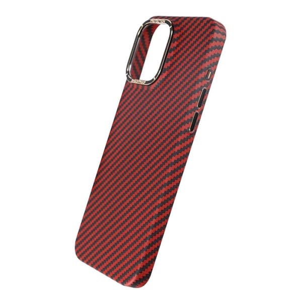 Kolfiber Skal iPhone 14 Pro - Röd