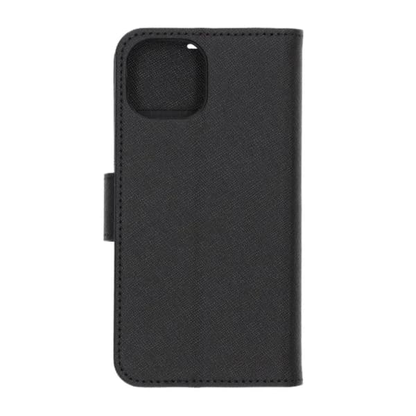 iPhone 15 Plånboksfodral med stativ - Svart