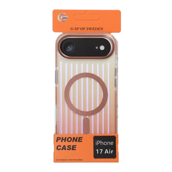 Mobilskal Korrugerad MagSafe för iPhone Air - Roséguld