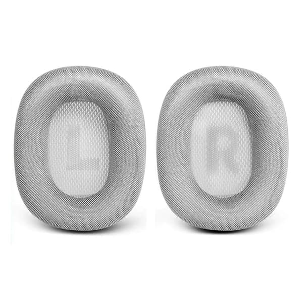 AirPods Max sølv mesh silikone høretelefonovertræk, et par