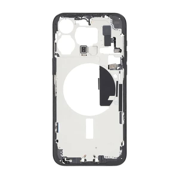 Mellemramme med smådele til iPhone 15 Pro Max - Sort Titanium OEM