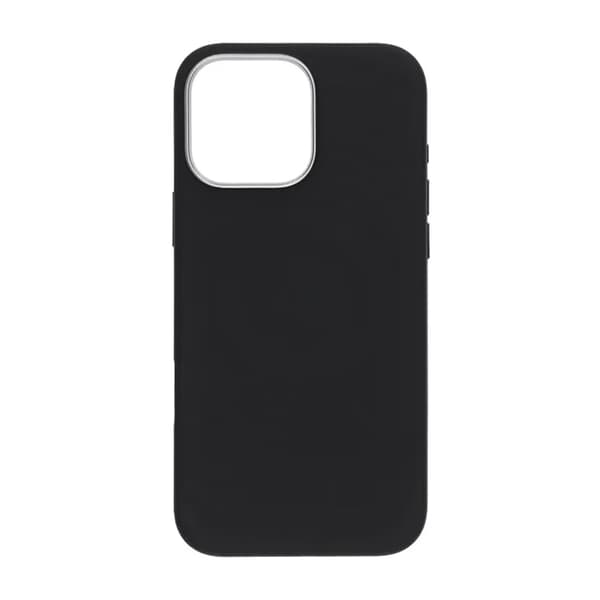 Mobilskal Silikon för iPhone 15 Pro Max - Svart med Kameraskydd