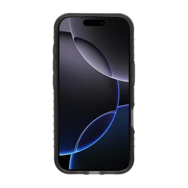 Mat Mobilcover med ringstativ til iPhone 16 Pro Max - Sort