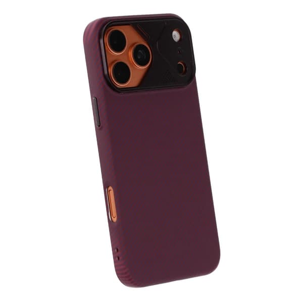 Amru Water Print Phone Case - iPhone 17 Pro/18 Pro Wine Red