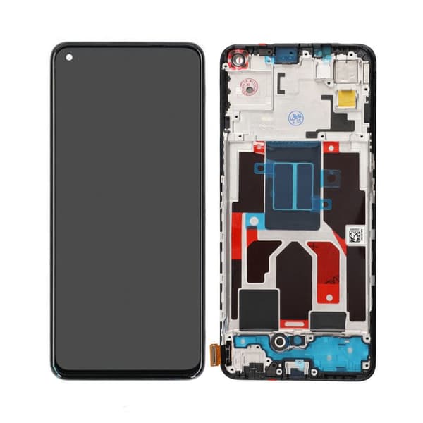 OnePlus Nord CE Skærm/Display - Sort