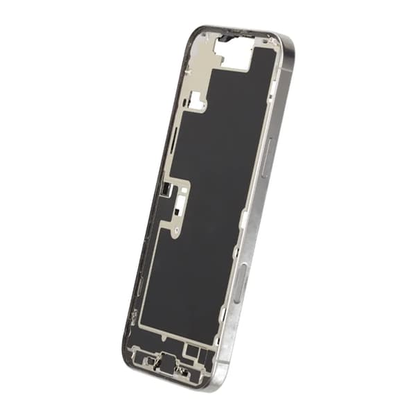 Mittenram med smådelar för iPhone 16 Pro Max - Vitt Titan OEM