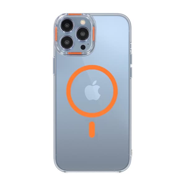 iPhone 13 Pro Max Stöttålig Mobilskal med Magsafe - Orange