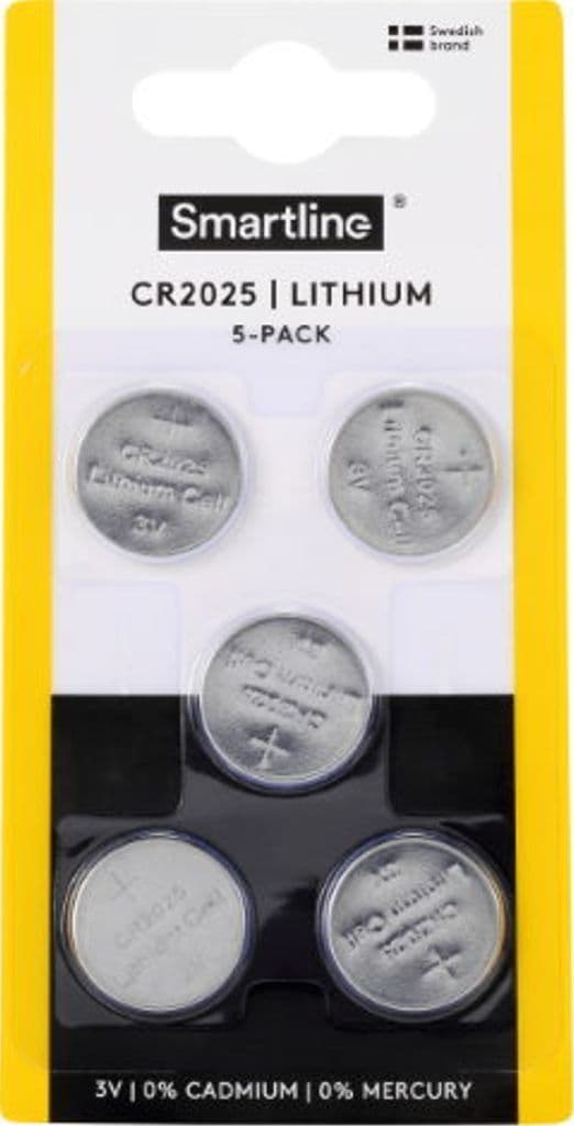 CR2025 - 5 stk. Smartline