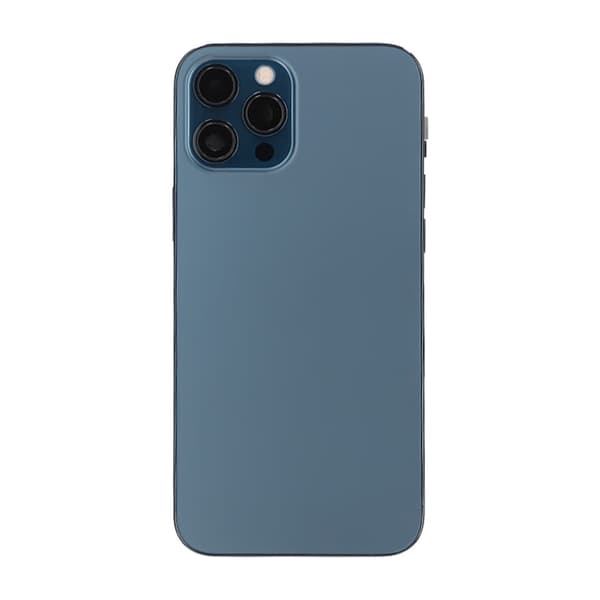 iPhone 12 Pro Max Baksida med Komplett Ram OEM - Blå
