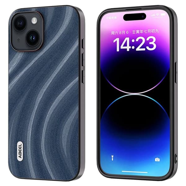 ABEEL iPhone 15 Plus -kuori - Sininen