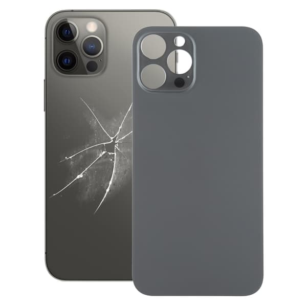 iPhone 12 Pro Max takakansi (ei logoa) - Musta