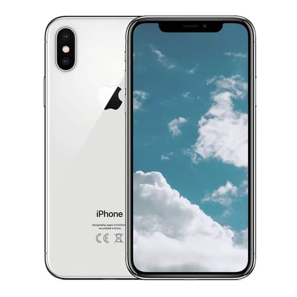 Renoverad iPhone X | 64GB | Silver | B, Mycket gott skick