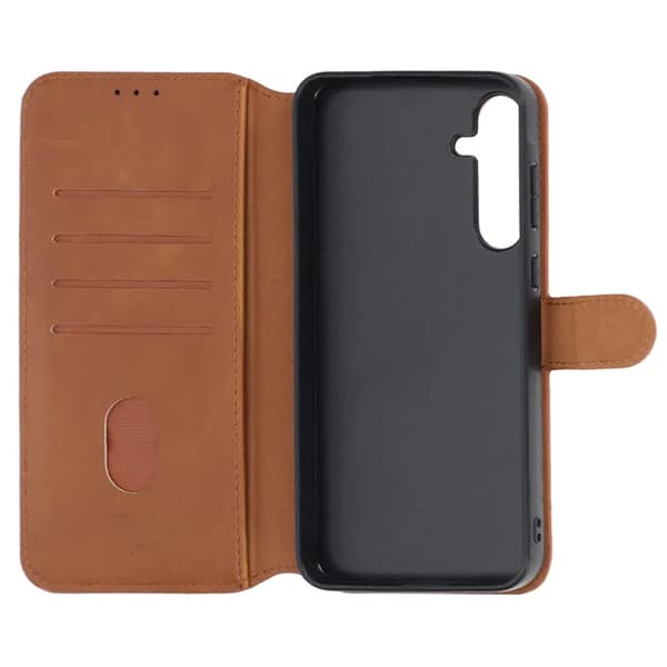 Samsung Galaxy A15 Plånboksfodral Magnet Rvelon - Brun
