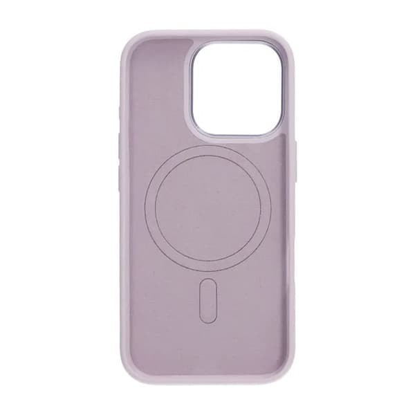 Bølgeformet flydende silikonecover til iPhone 16 Pro lilla