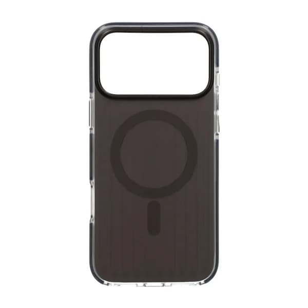 Bølget Magsafe Mobilcover til iPhone 17 Pro Max - Sort