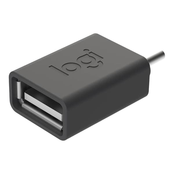 Logitech USBC to USBA Adapter  Black