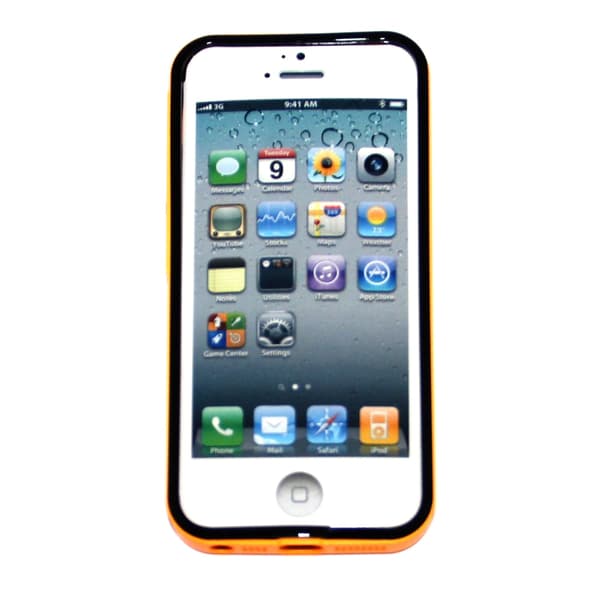Mobilskal iPhone 5 - Orange/Svart