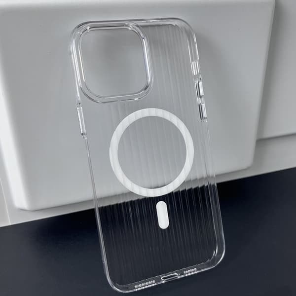 iPhone 13 Pro Mobilskal Korrugerad - Transparent