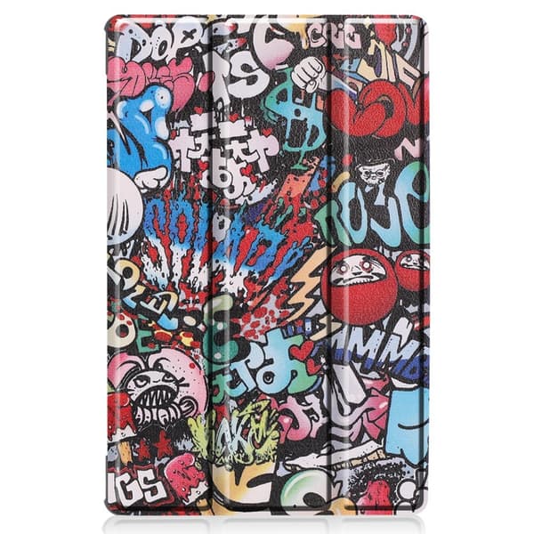 Tredelat Skydd för Lenovo Tab M10 Plus - Graffiti