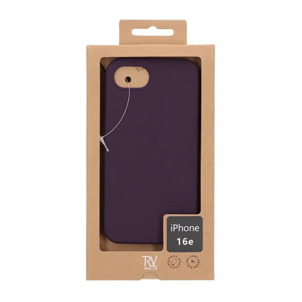 iPhone 16e Silikone Mobilcover - Lilla