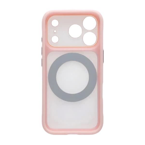 Etui med roterbart MagSafe-stativ til iPhone 17 Pro - Rosa