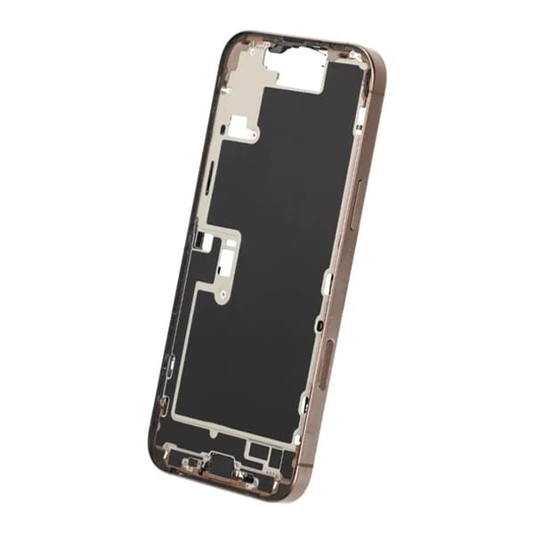 Mellemramme med smådele til iPhone 16 Pro Max - Sandfarvet Titanium OEM