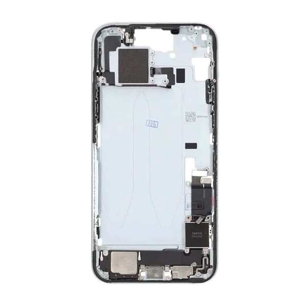 Mellemramme med smådele til iPhone 15 Plus - Blå OEM