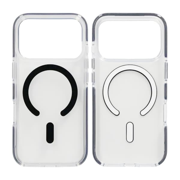 Mobilcover Magnet Dobbelt Beskyttelse til iPhone 17 Pro - Sort