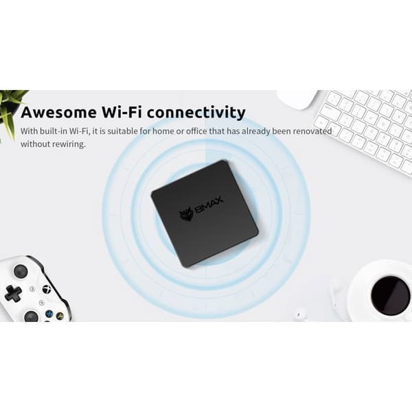 Mini PC BMAX B2 Pro Intel N4000 - 8 GB RAM + 256 GB SSD - Windows 11 - WiFi 5 - Bluetooth 5.0
