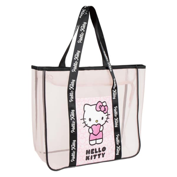 Hello Kitty Premium transparent strandväska 62 cm