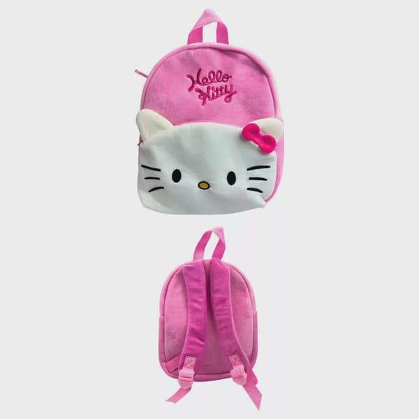 Hello Kitty Rosa Ros 3D Mjuk Ryggsäck, 30 cm