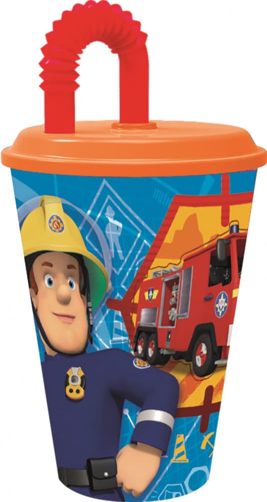 Fireman Sam Rescue Mission sugrörsmugg 430 ml