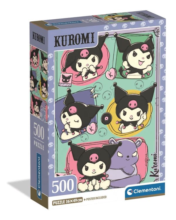 Kuromi Pussel 500 Bitar – Clementoni Compact Collection