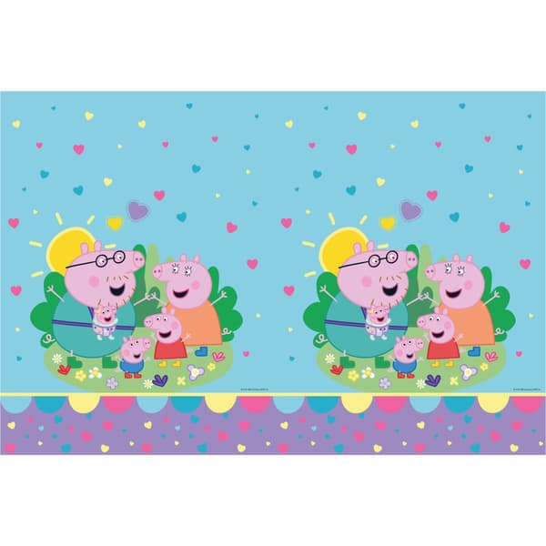 Peppa Pig plastic tablecloth 120x180 cm