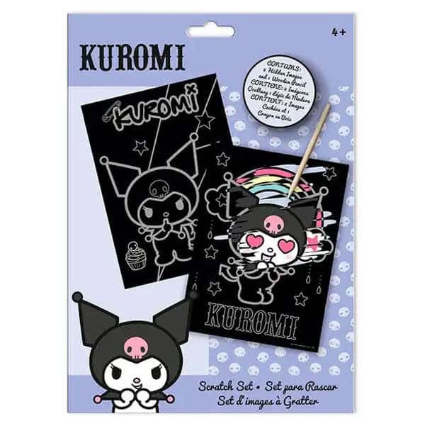 Hello Kitty Kuromi skrapgraveringsset