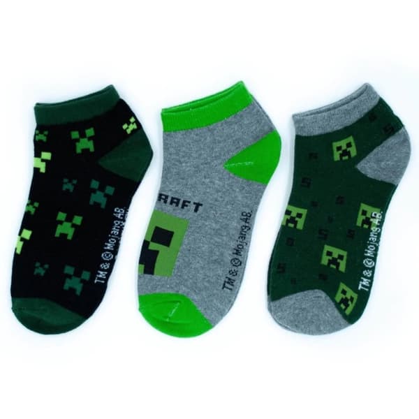 Minecraft Kids' Ankle Socks 27/30