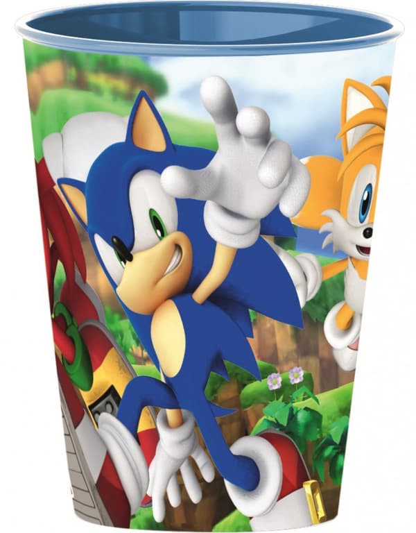 Sonic the Hedgehog plastmugg, 260 ml