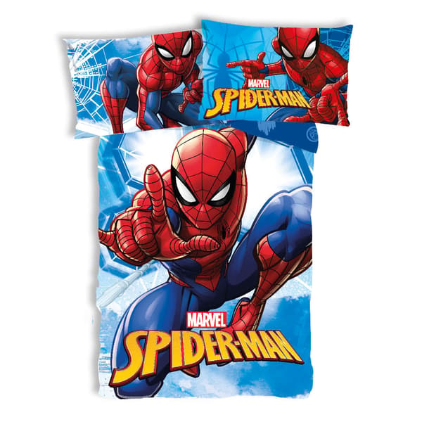 Spindelmannen Webmaze barns påslakanset 100×135 cm, 40×60 cm