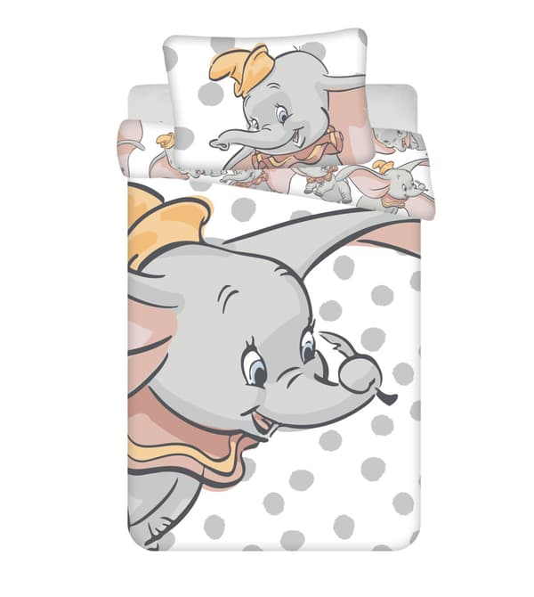 Disney Dumbo barnbäddset 100×135 cm, 40×60 cm