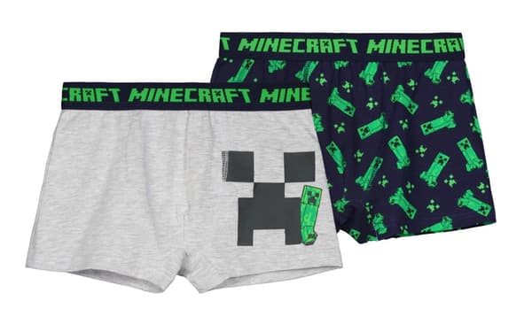 Minecraft Boxershorts Barn 2-pack 8 år / 128 cm