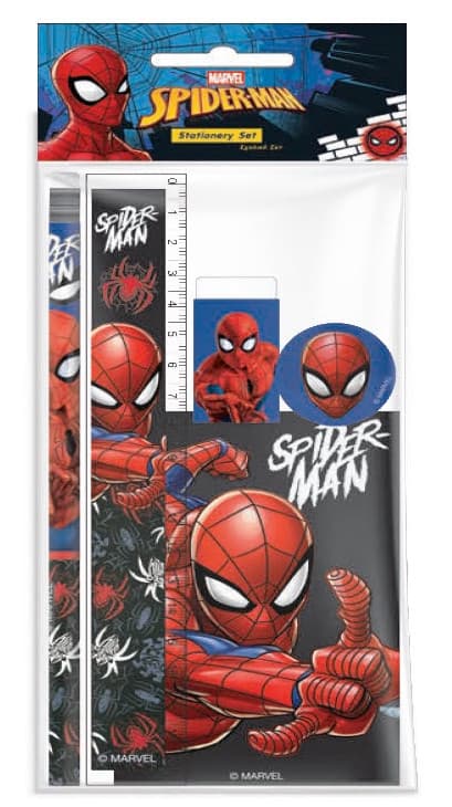 Spindelmannen Web Head Skrivset – 5 delar