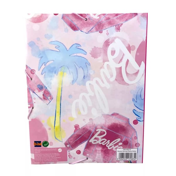 Barbie A/4 dokumentmapp med resår