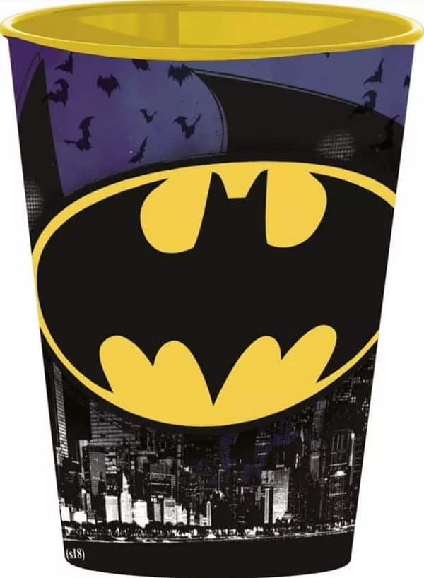 Batman-mugg 260 ml svart/gul