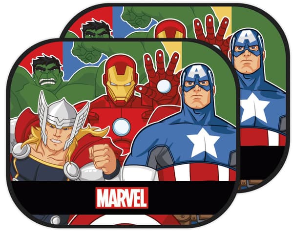 Avengers solskydd för fönster, 2-pack