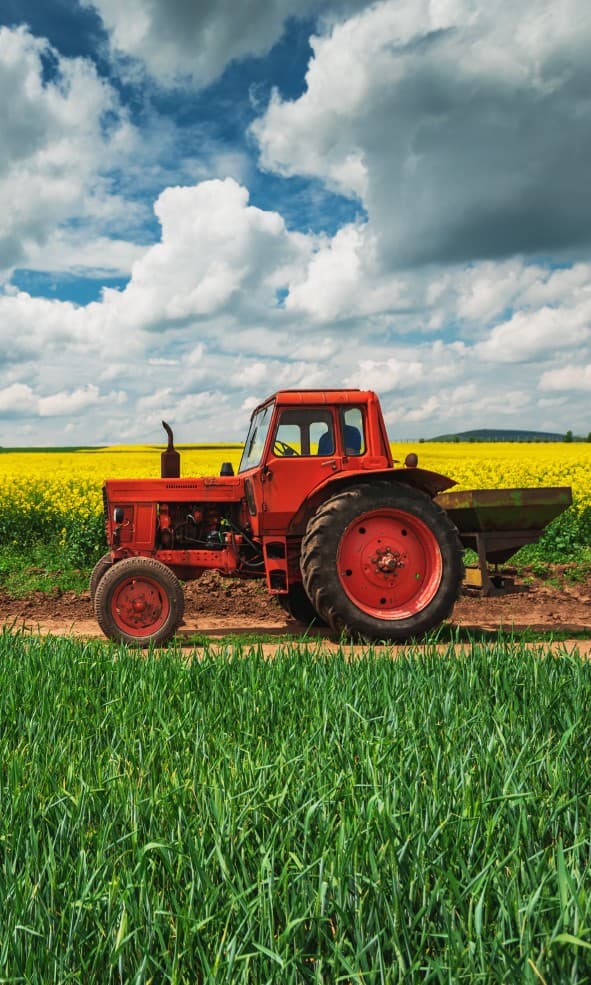 Traktor Field Work handduk 30x50 cm