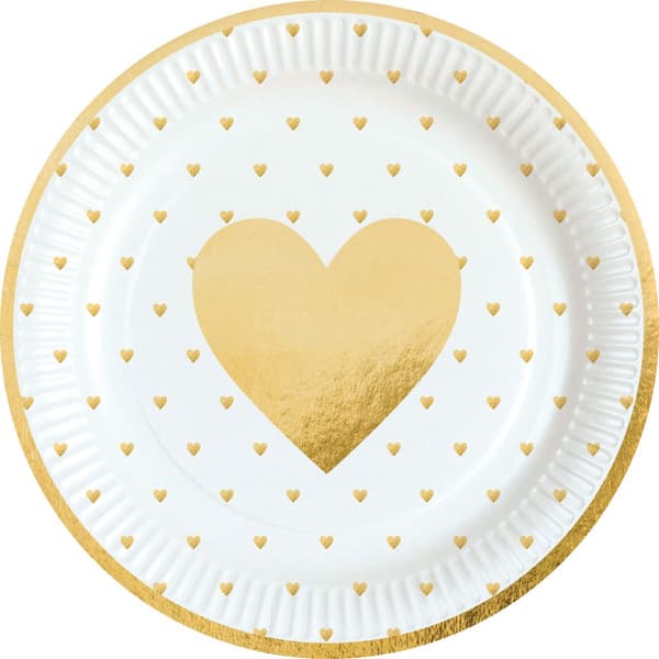 Love Everyday papperstallrik 8 st 23 cm