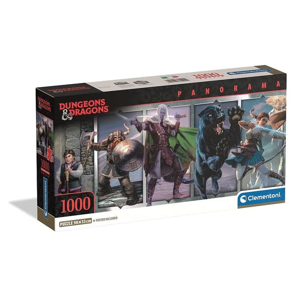Dungeons & Dragons 1000-bitars panoramapussel Compact Clementoni